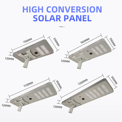 Round Corner Aluminum Profile Integrated Street Lamp 5 Heads 250W 1215x350x60mm