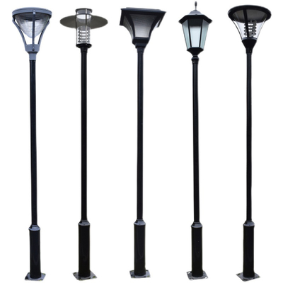La barrière Decorative Garden Pole de cour allume 240x240x8MM actionnés solaires 220-230V